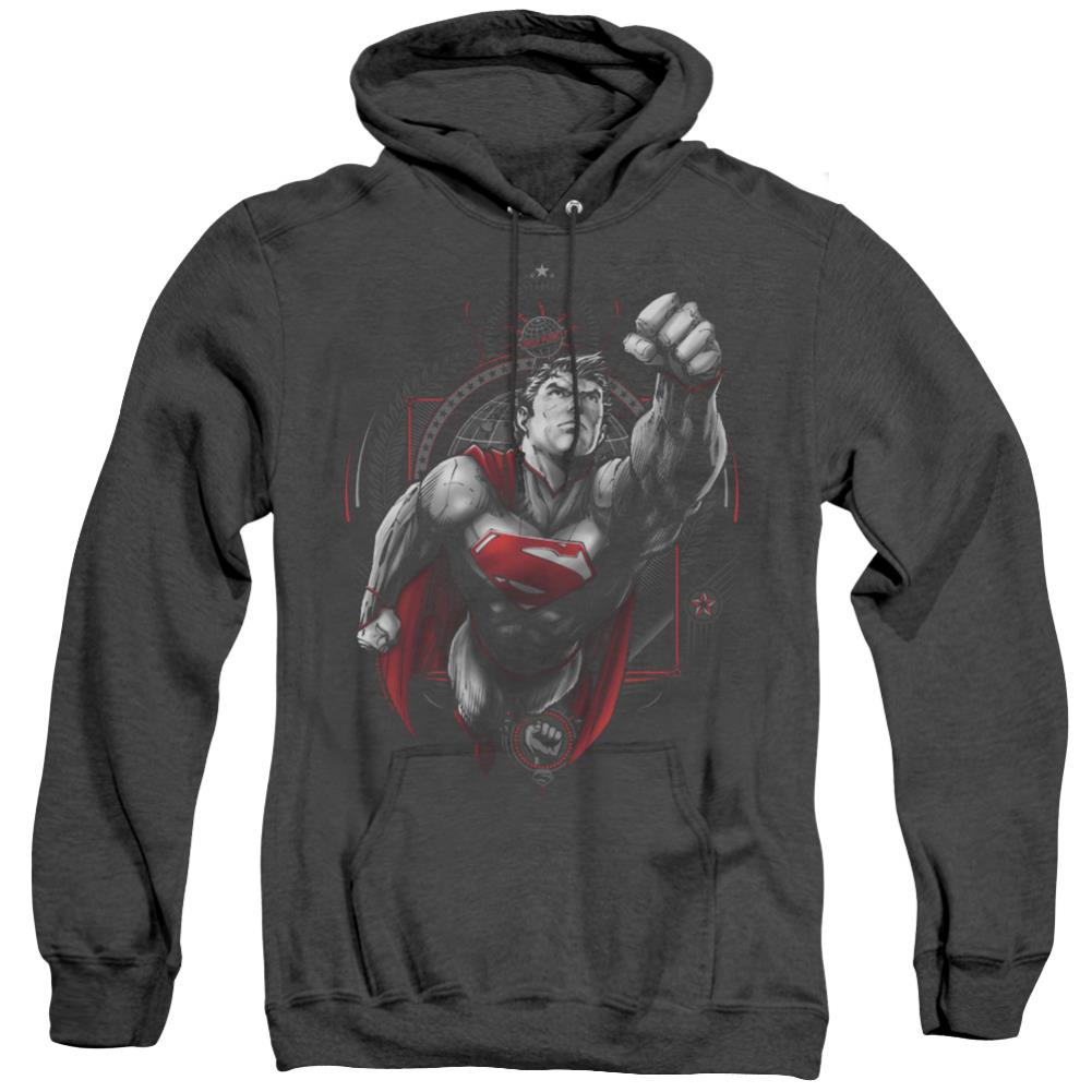 Superman Propaganda Superman Men's Pull-Over Hoodie