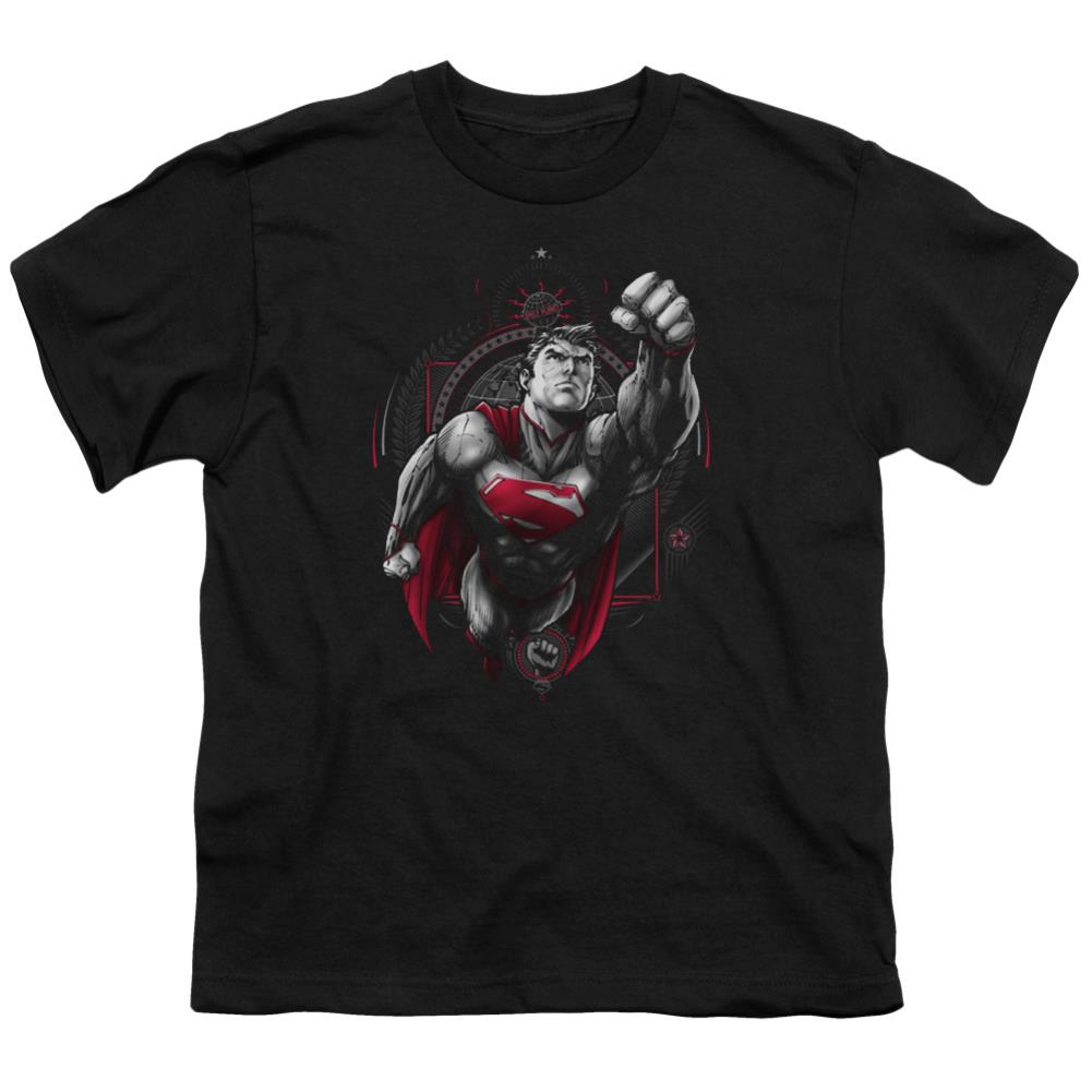 Superman Propaganda Superman Youth 18/1 100% Cotton SS T