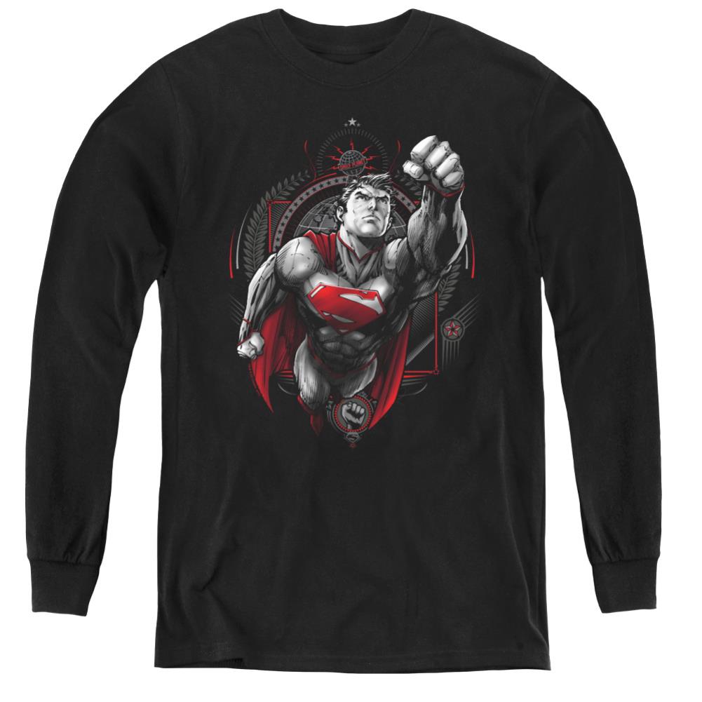 Superman Propaganda Superman Youth LS T