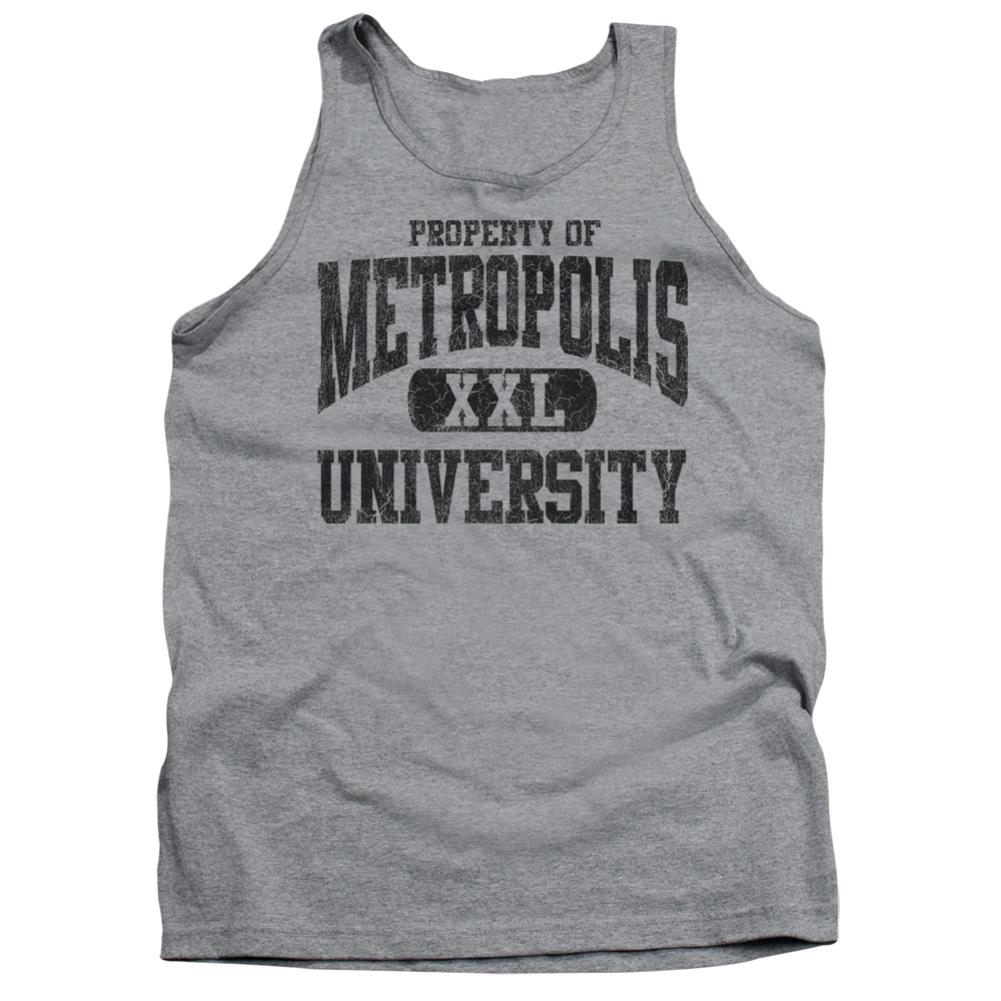 Superman Property Of Mu Men's 18/1 Cotton Tank Top