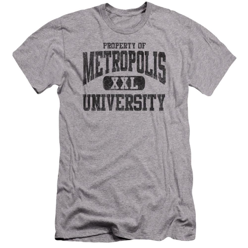 Superman Property Of Mu Men's Ultra-Soft 30/1 Cotton Slim SS T