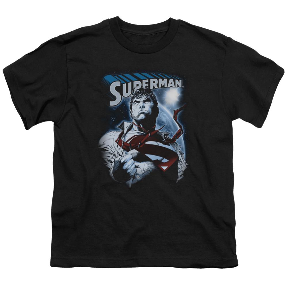 Superman Protect Earth Youth 18/1 100% Cotton SS T