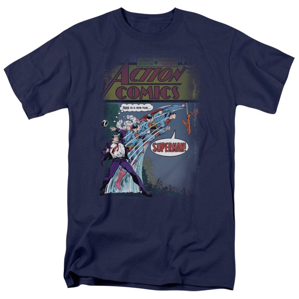 Superman Quick Change Men's 18/1 Cotton SS T