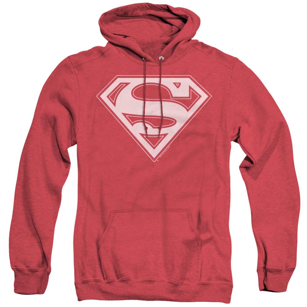 Superman Red & Gold Shield Men's Pull-Over Hoodie