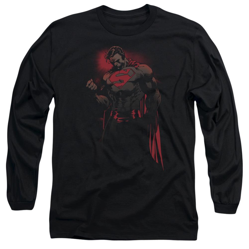 Superman Red Son Men's 18/1 Cotton LS T