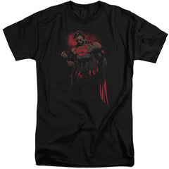 Superman Red Son Men's 18/1 Tall Cotton SS T