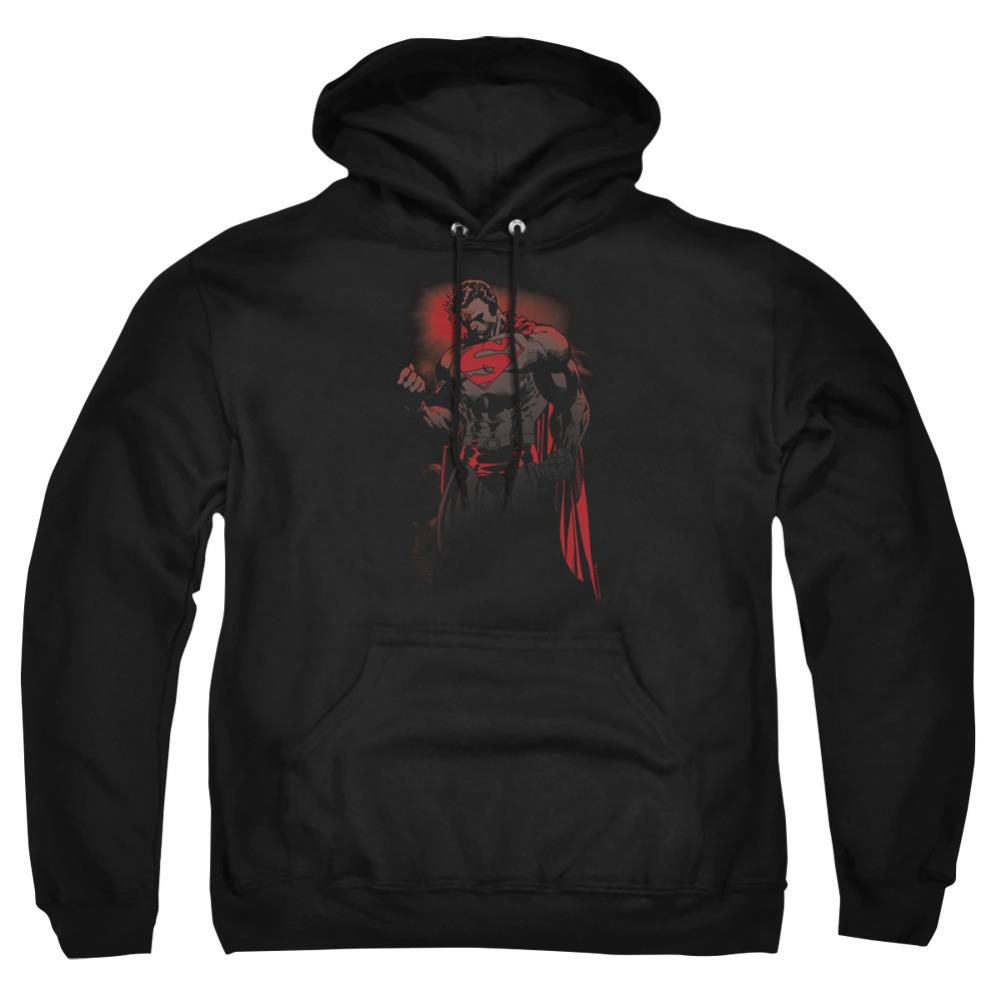 Superman Red Son Men's Pull-Over 75 25 Poly Hoodie