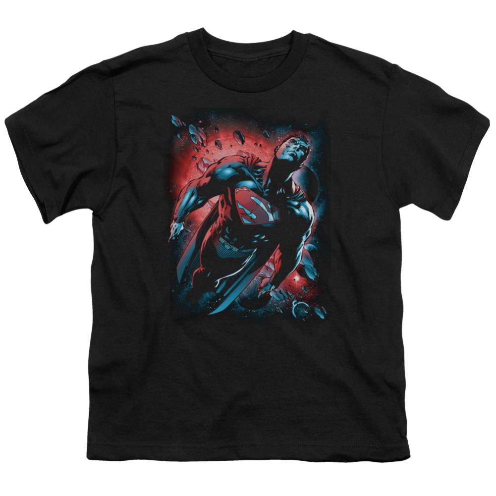 Superman Red Sun Youth 18/1 100% Cotton SS T