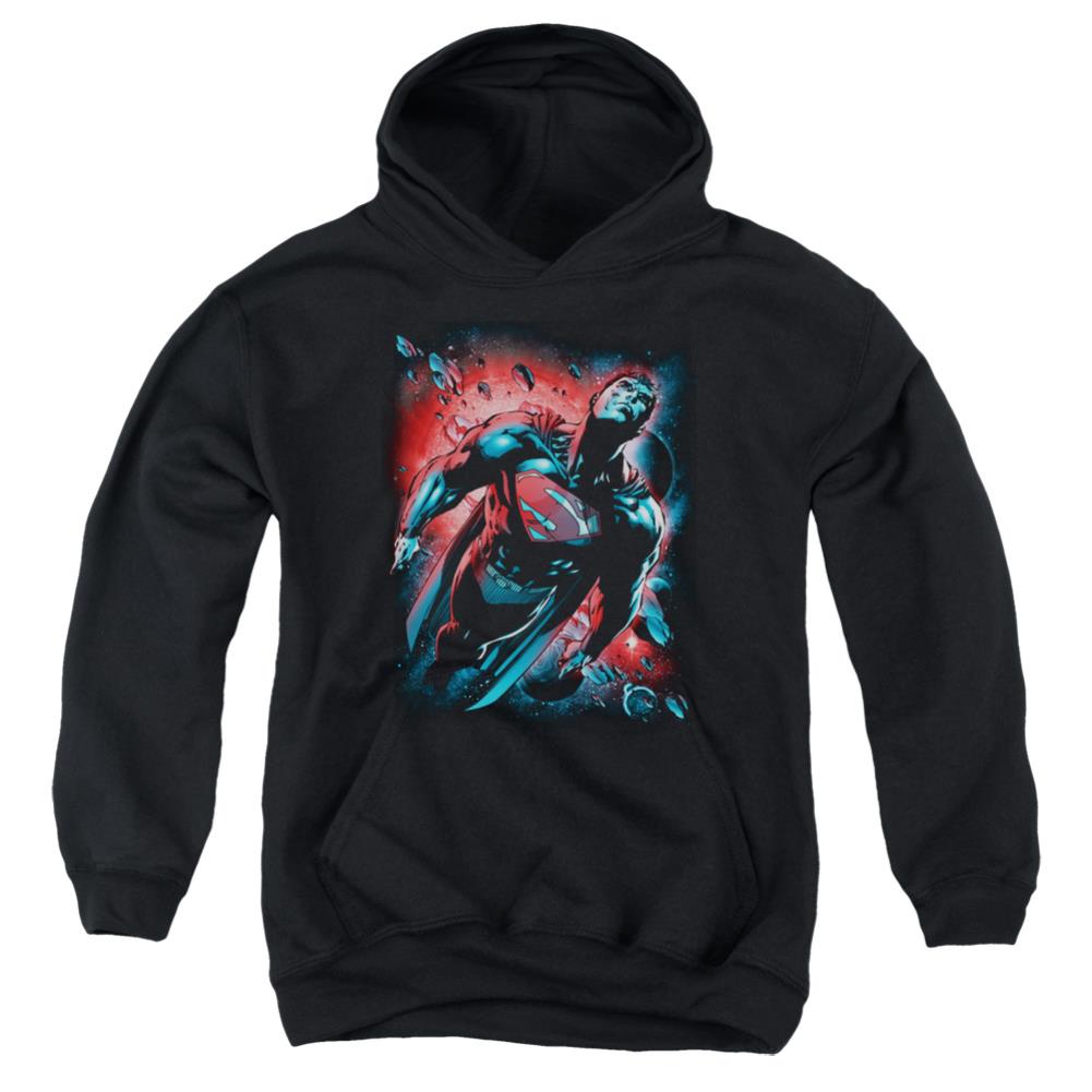 Superman Red Sun Youth Cotton Poly Pull-Over Hoodie