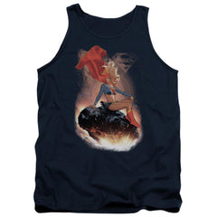 Superman Ride It Out Men's 18/1 Cotton Tank Top