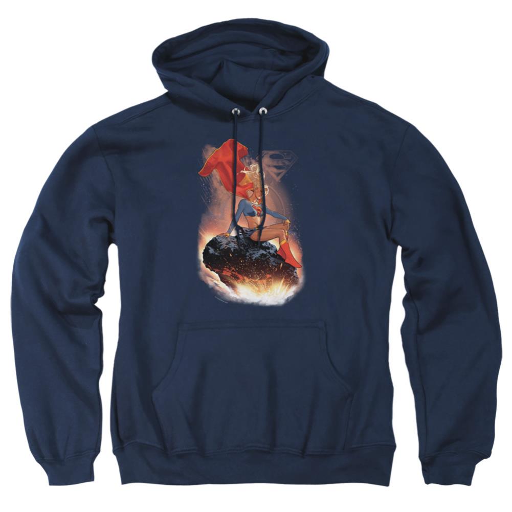 Superman Ride It Out Men's Pull-Over 75 25 Poly Hoodie