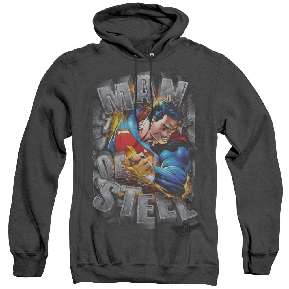 Superman Ripping Steel Men's Pull-Over Hoodie