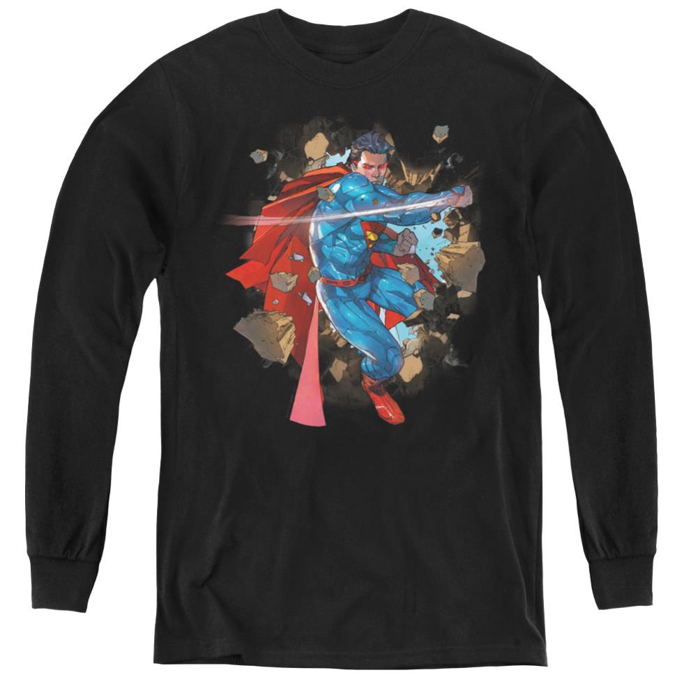 Superman Rock Breaker Youth LS T