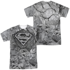 Superman Rock & Rumble (Front/Back Print) Men's Regular Fit Polyester SS T
