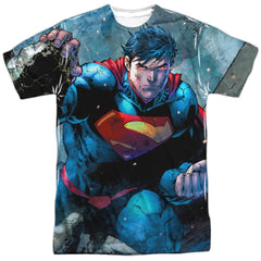 Superman Rumble Men's Regular Fit Polyester SS T