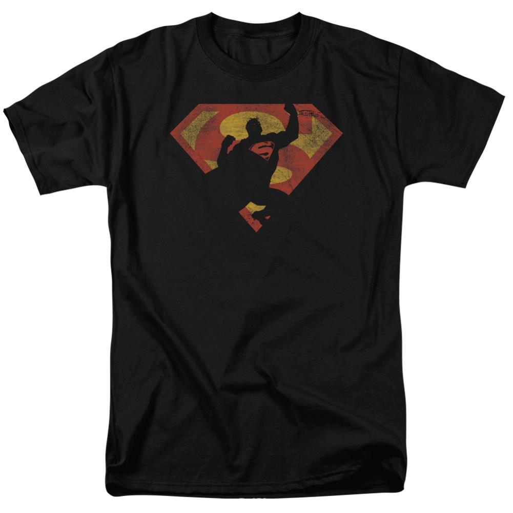 Superman S Shield Knockout Men's 18/1 Cotton SS T