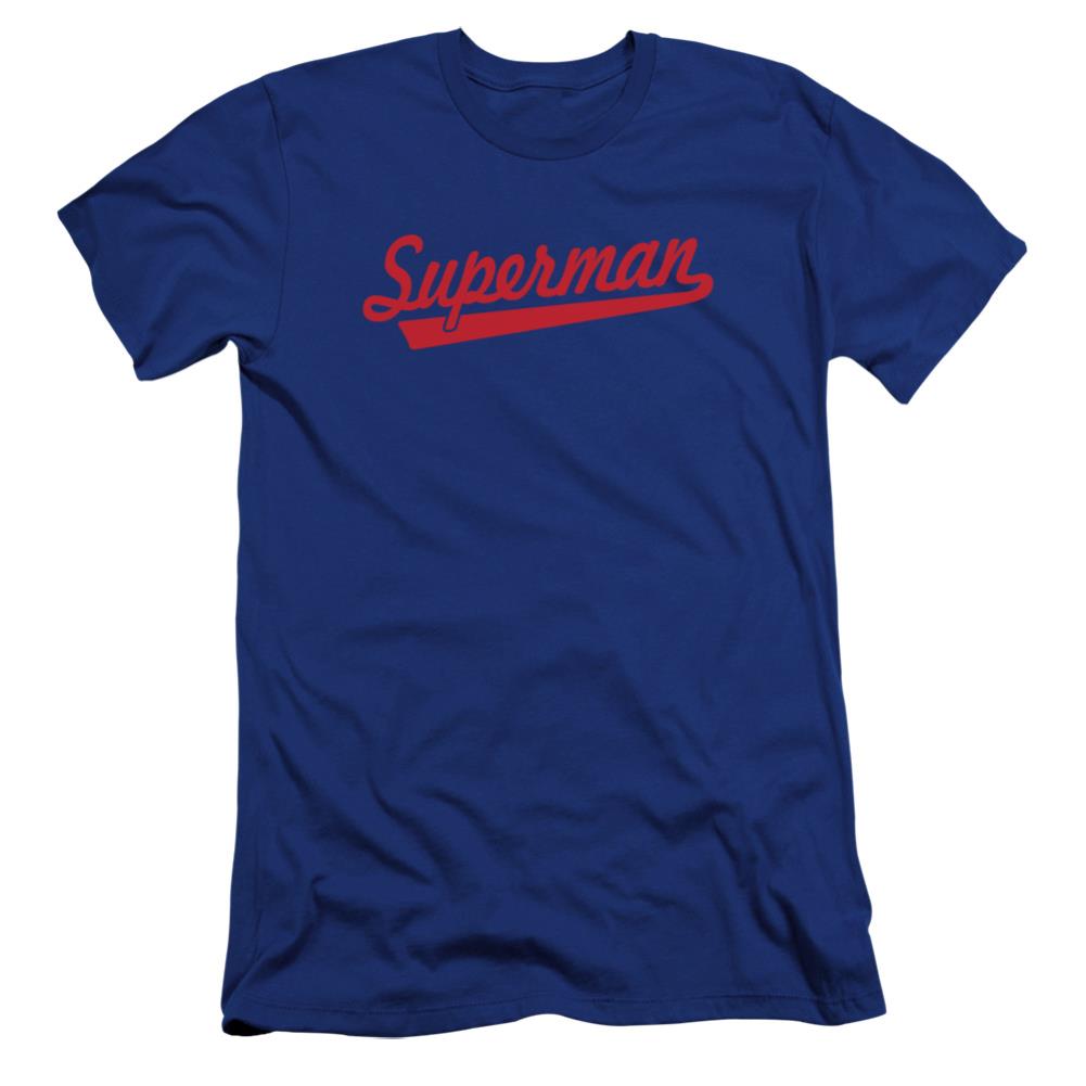 Superman S Tail Men's Ultra-Soft 30/1 Cotton Slim SS T