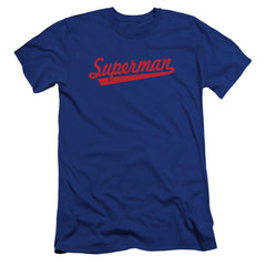 Superman S Tail Men's Ultra-Soft 30/1 Cotton Slim SS T