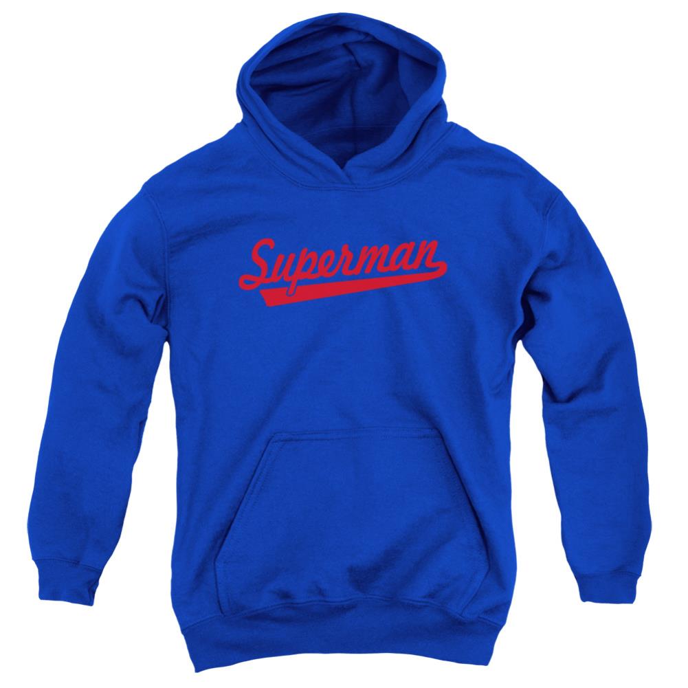 Superman S Tail Youth Cotton Poly Pull-Over Hoodie