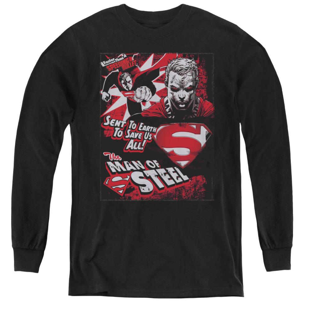 Superman Save Us All Youth LS T