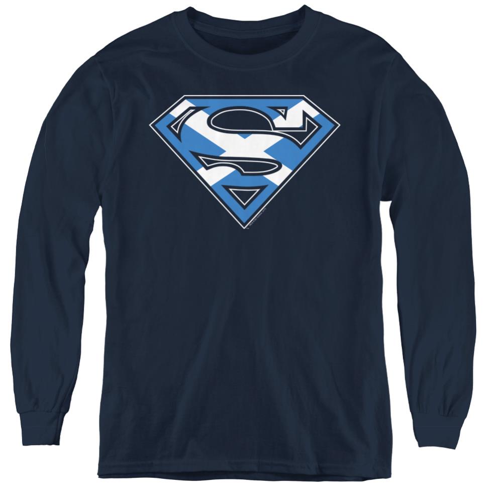 Superman Scottish Shield Youth LS T