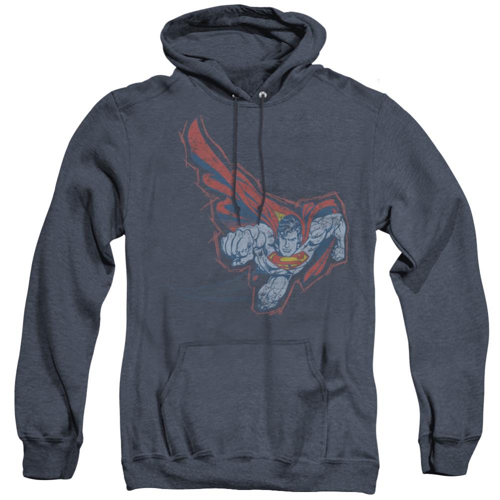 Superman Scribble & Soar Men's Pull-Over Hoodie