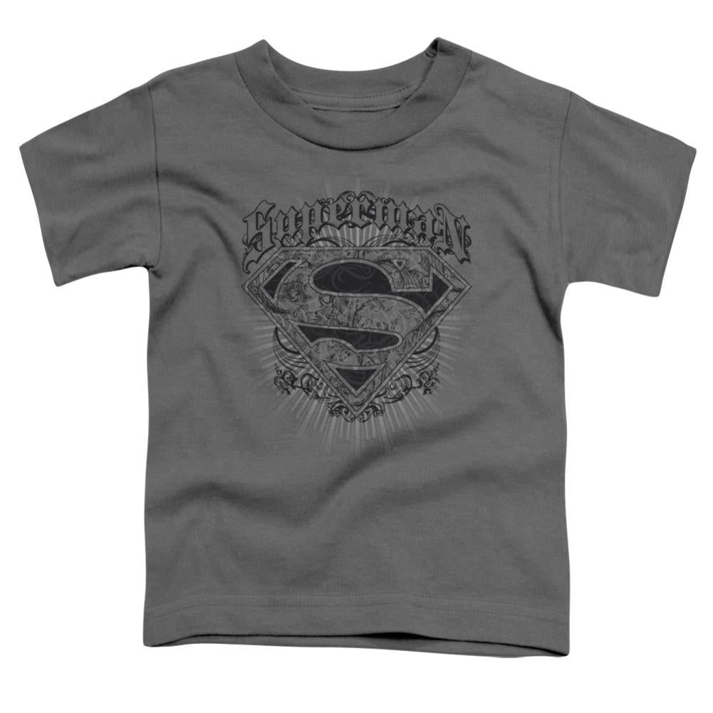 Superman Scrolling Shield Toddler 18/1 Cotton SS T
