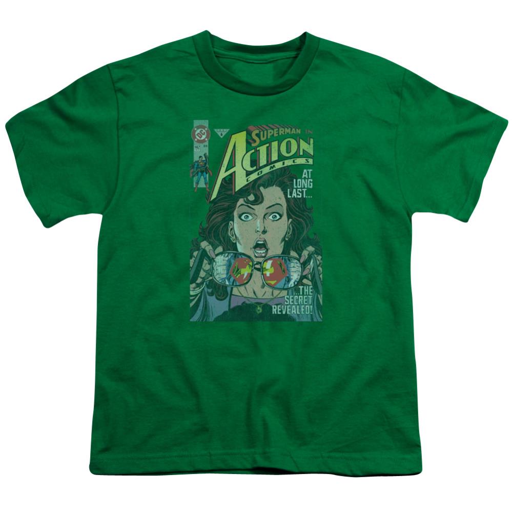 Superman Secret Revealved Youth 18/1 100% Cotton SS T