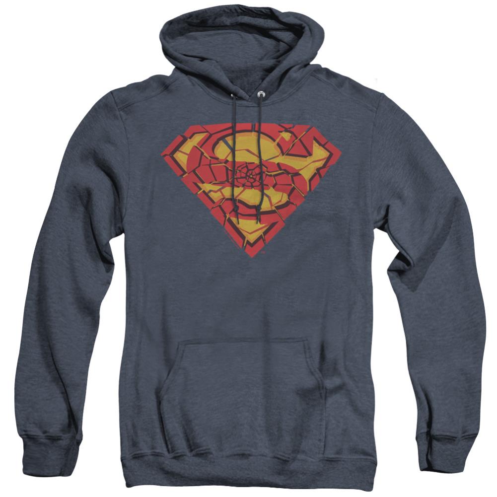 Superman Shattered Shield Men's Pull-Over Hoodie