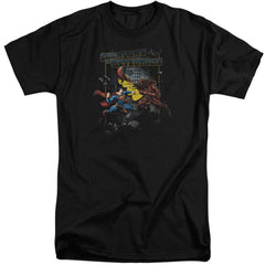 Superman Showdown Men's 18/1 Tall Cotton SS T