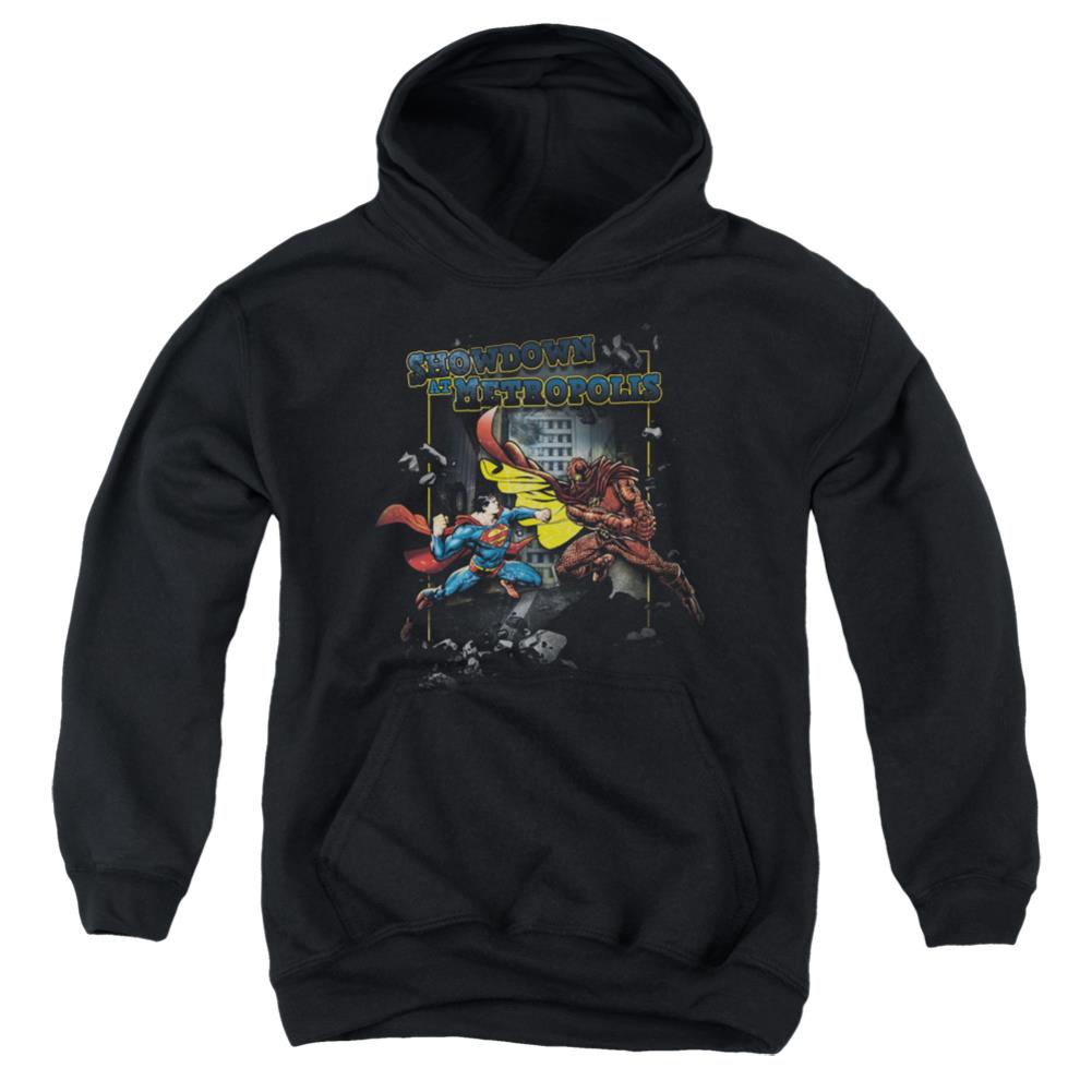 Superman Showdown Youth Cotton Poly Pull-Over Hoodie