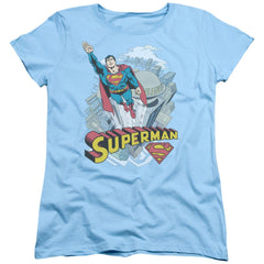 Superman Skyward Women's 18/1 Cotton SS T