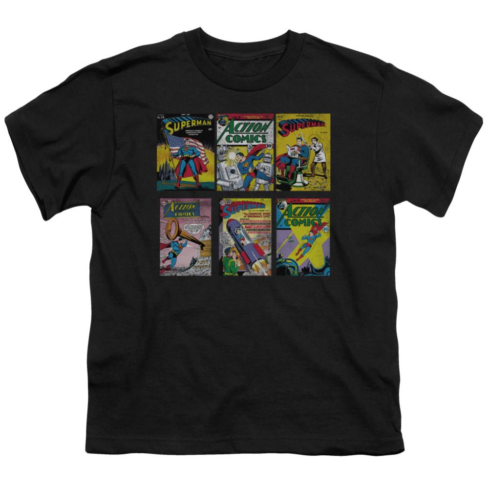 Superman Sm Covers Youth 18/1 100% Cotton SS T
