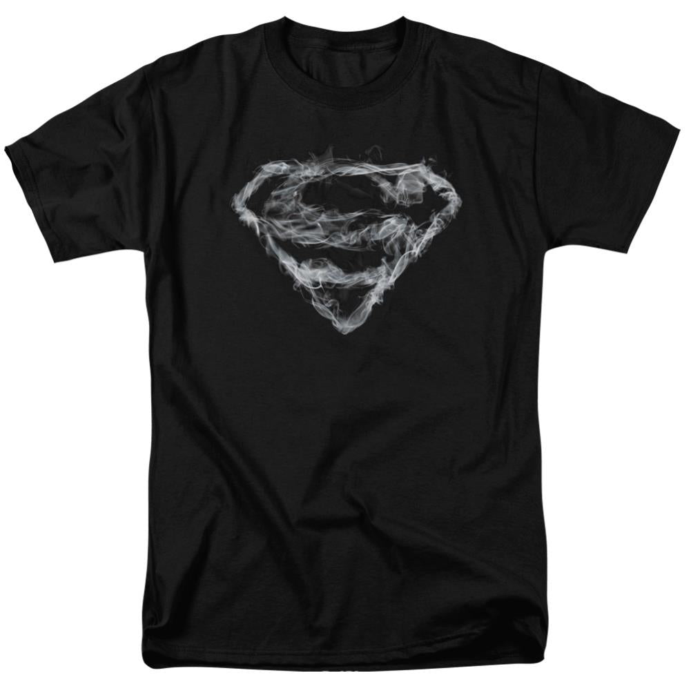 Superman Smoking Shield Men's 18/1 Cotton SS T