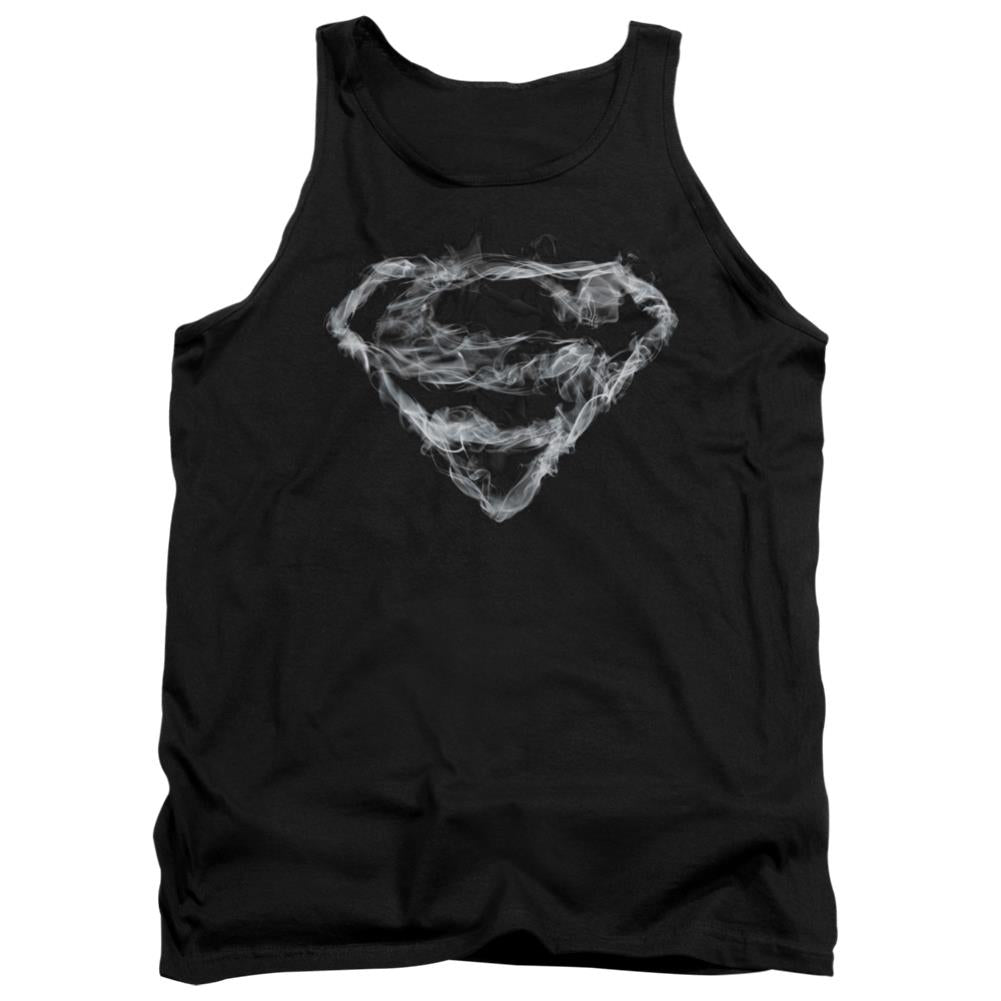 Superman Smoking Shield Men's 18/1 Cotton Tank Top