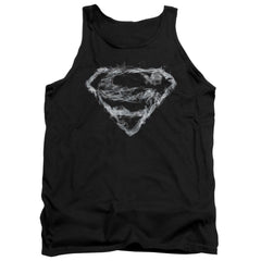 Superman Smoking Shield Men's 18/1 Cotton Tank Top