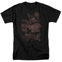 Superman Somber Power Men's 18/1 Cotton SS T