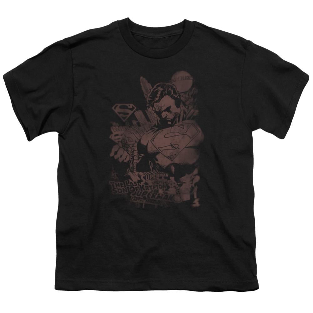 Superman Somber Power Youth 18/1 100% Cotton SS T