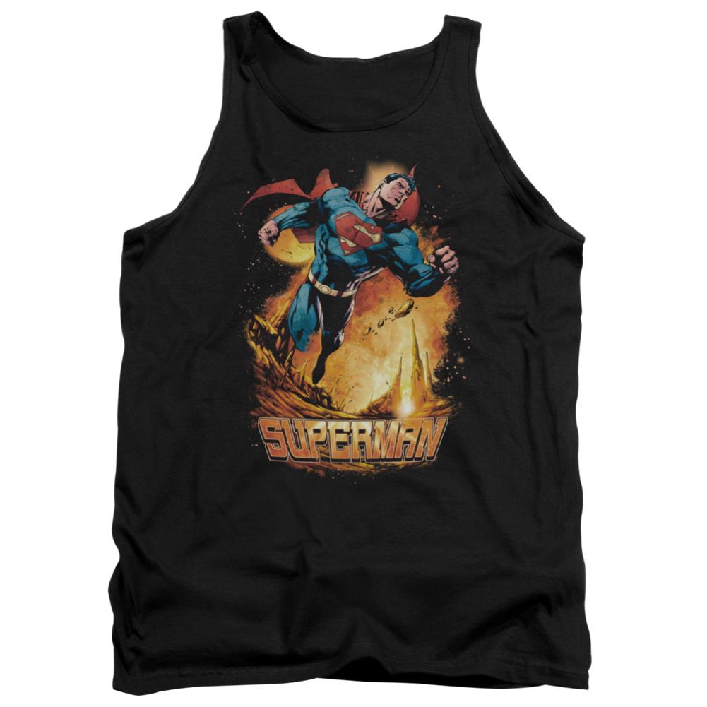 Superman Space Case Men's 18/1 Cotton Tank Top