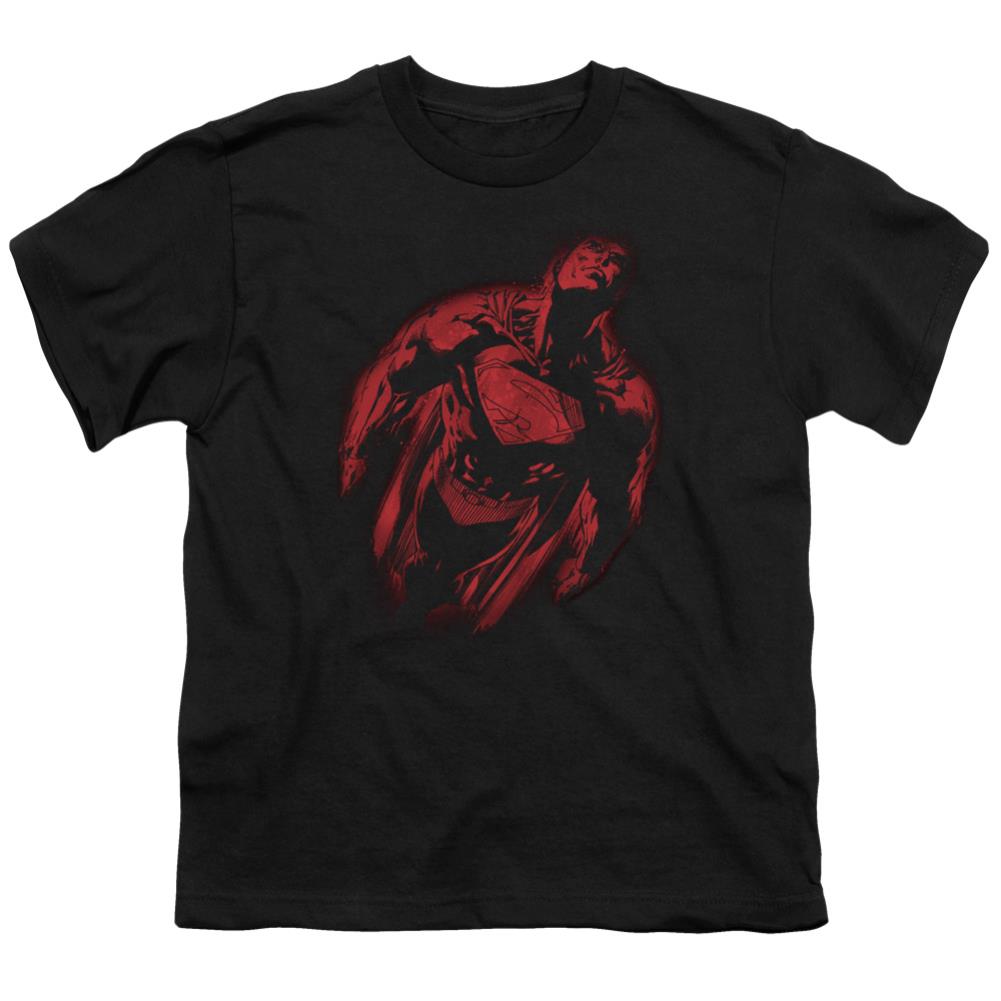 Superman Sprayed Supes Youth 18/1 100% Cotton SS T