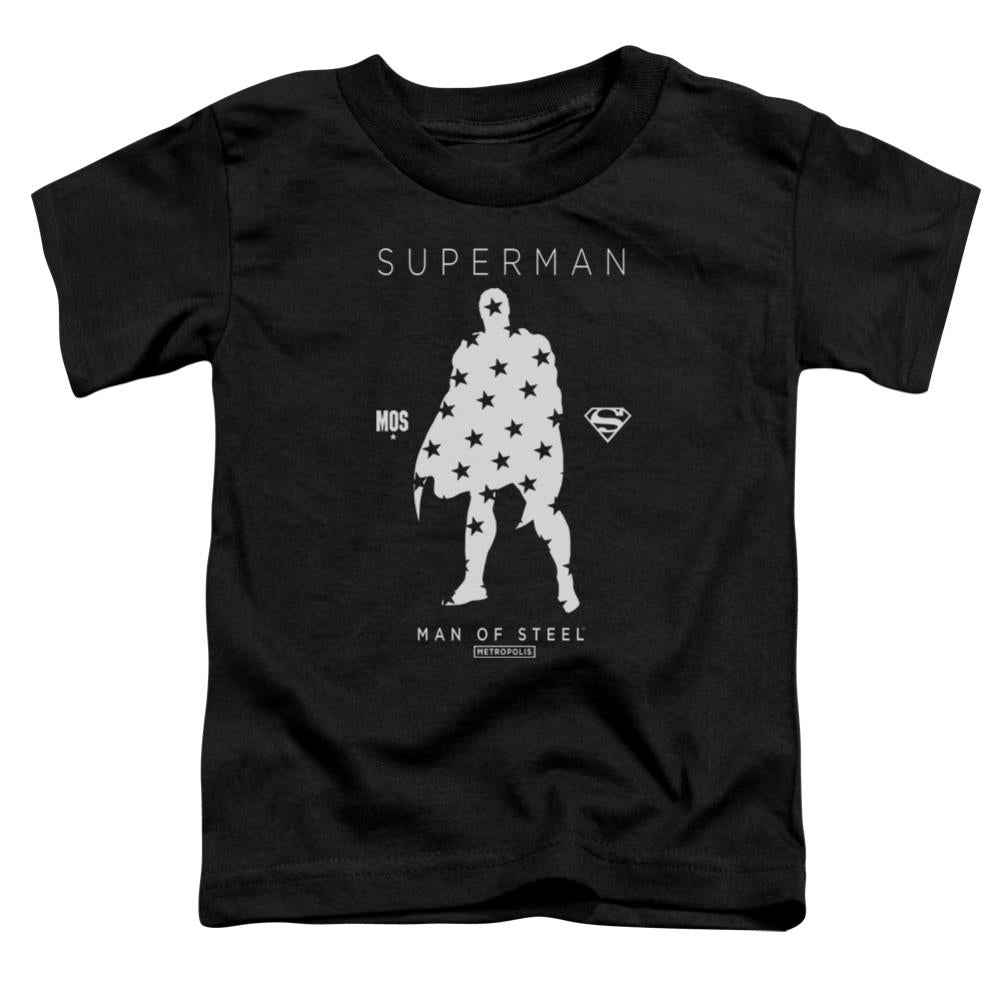 Superman Star Silhouette Toddler 18/1 Cotton SS T