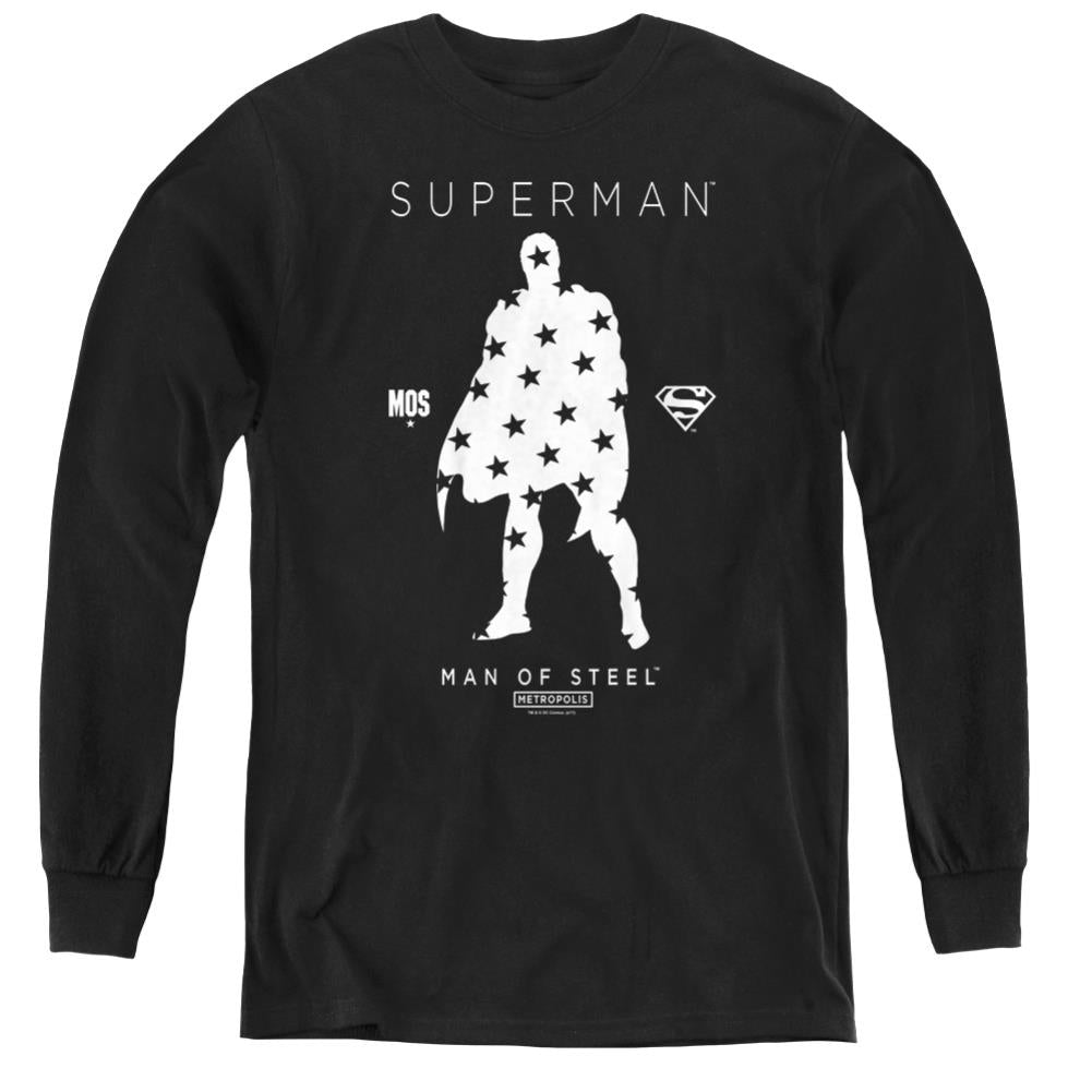 Superman Star Silhouette Youth LS T