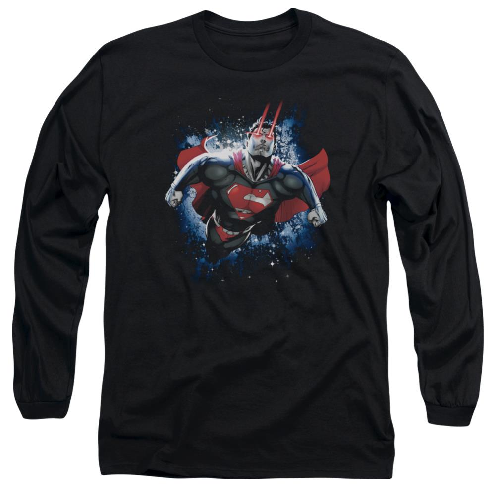 Superman Stardust Men's 18/1 Cotton LS T