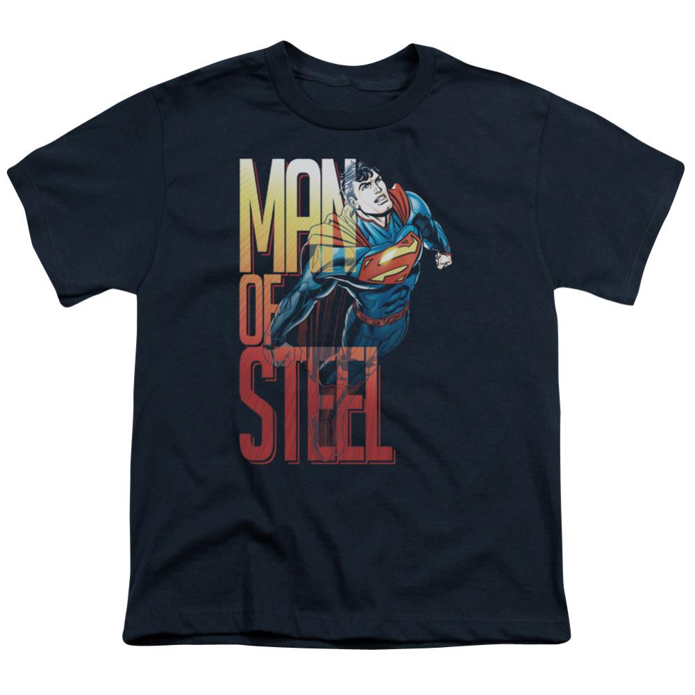 Superman Steel Flight Youth 18/1 100% Cotton SS T
