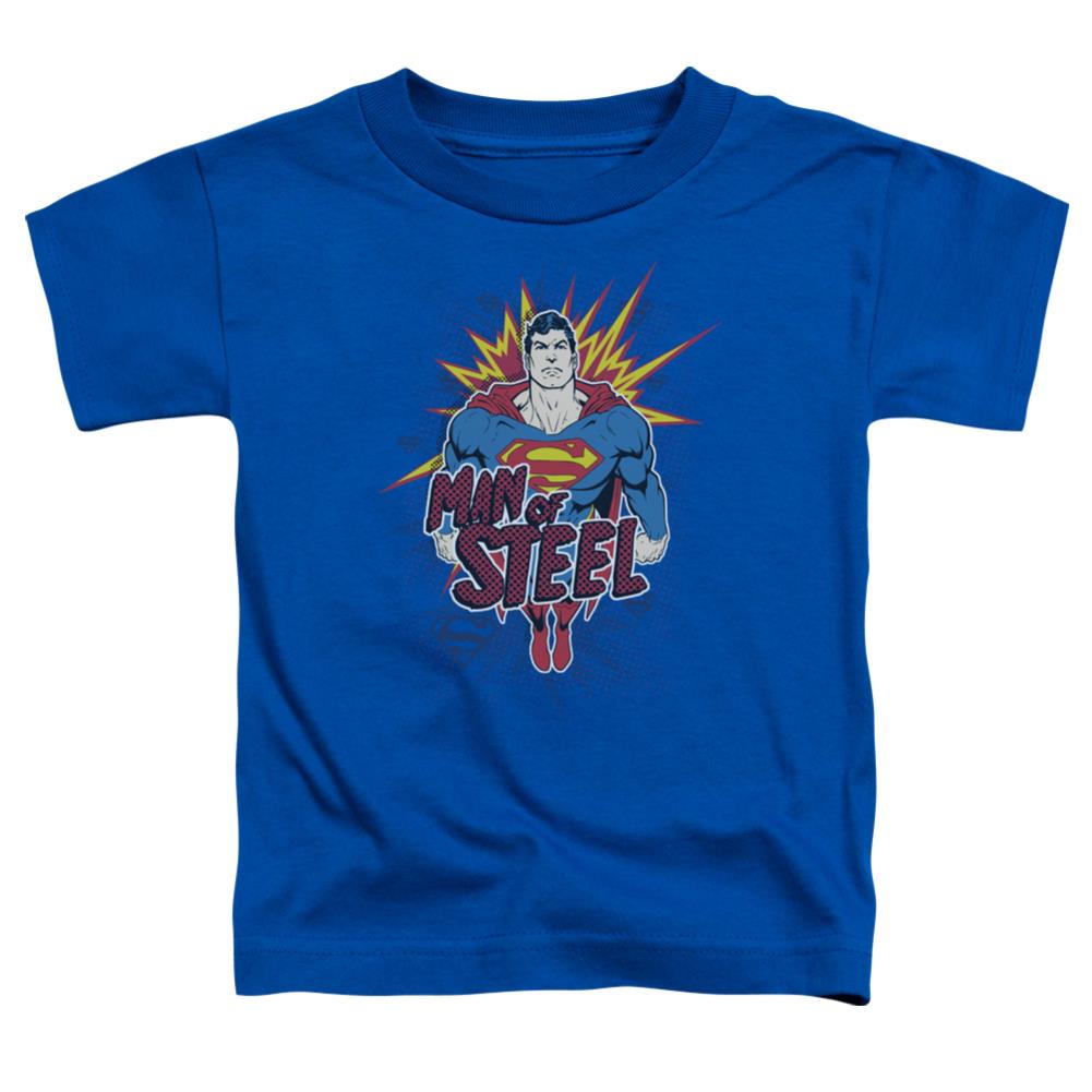 Superman Steel Pop Toddler 18/1 Cotton SS T