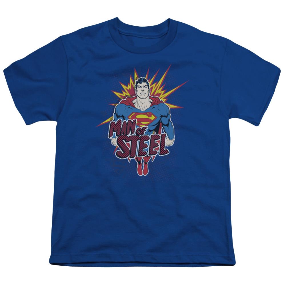 Superman Steel Pop Youth 18/1 100% Cotton SS T