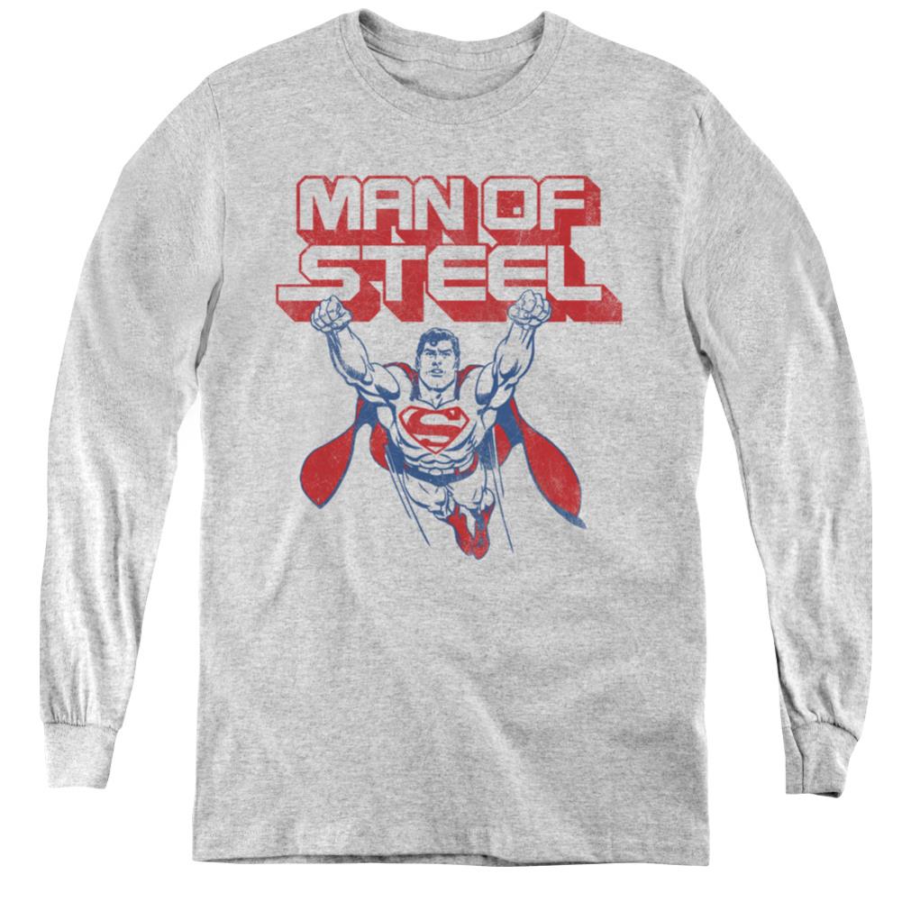 Superman Steel Retro Youth LS T