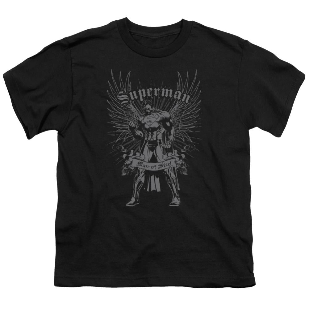 Superman Steel Youth 18/1 100% Cotton SS T