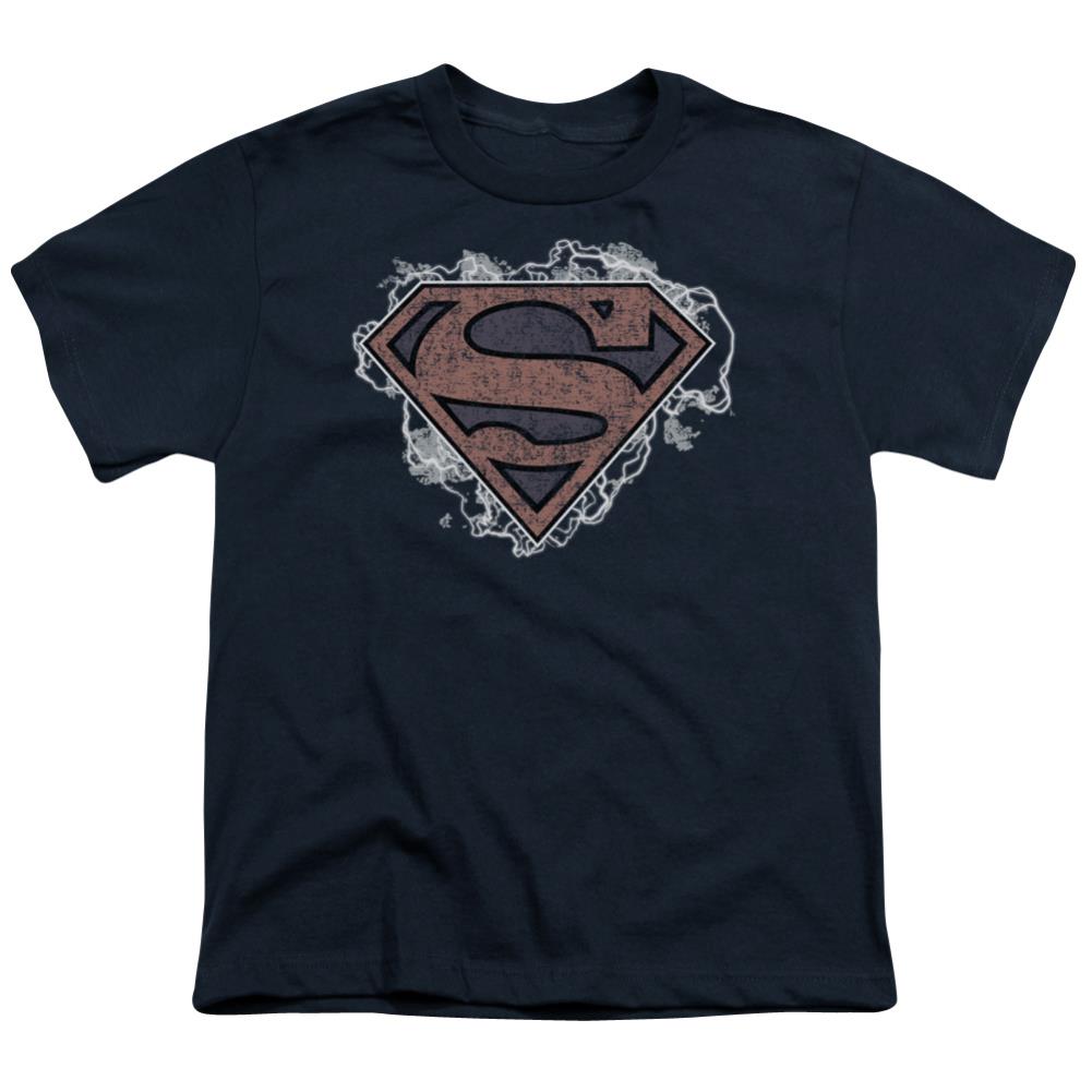 Superman Storm Cloud Supes Youth 18/1 100% Cotton SS T