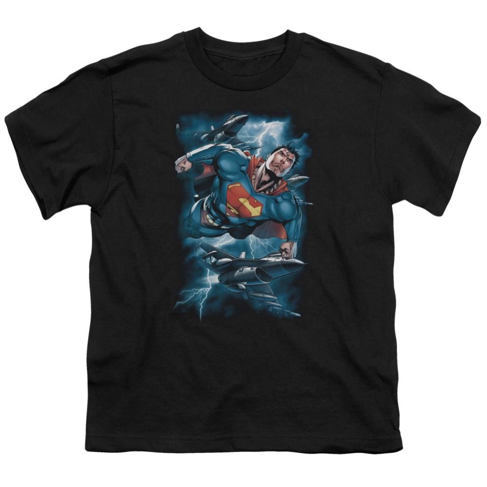 Superman Stormy Flight Youth 18/1 100% Cotton SS T